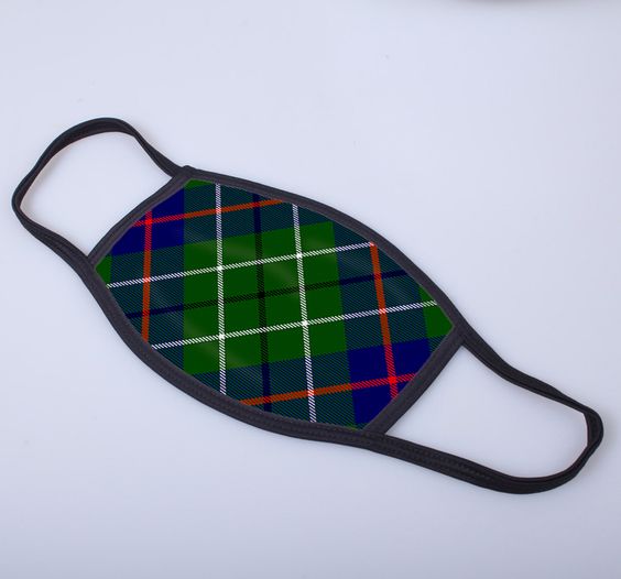 Duncan Tartan Printed Face Mask