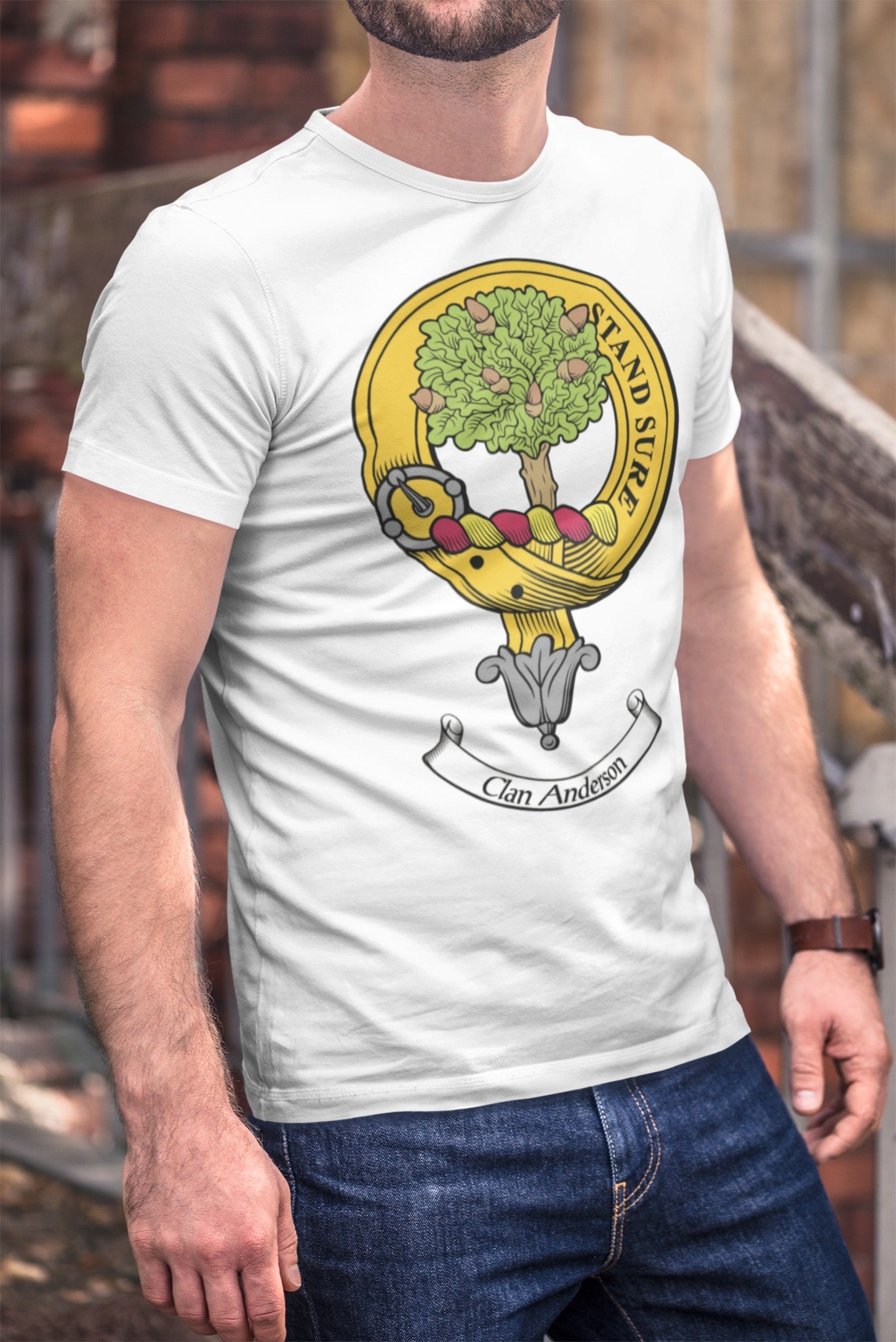 Anderson Clan Crest Gents T Shirt