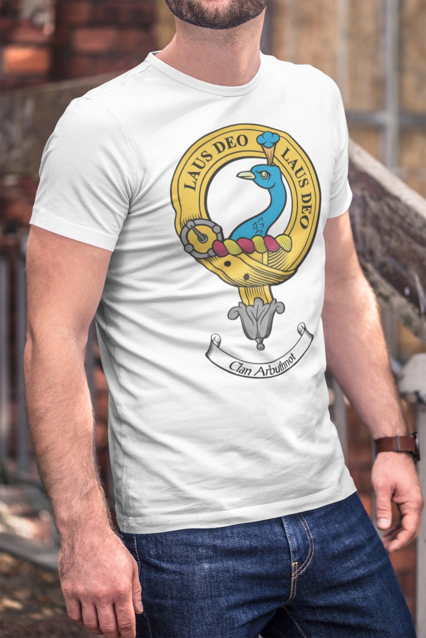 Arbuthnot Clan Crest Gents T Shirt