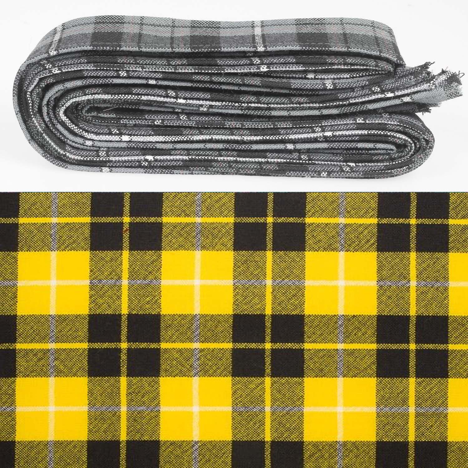 Wool Strip Ribbon in Barclay Dress Modern Tartan - 5 Strips, Choose your Width