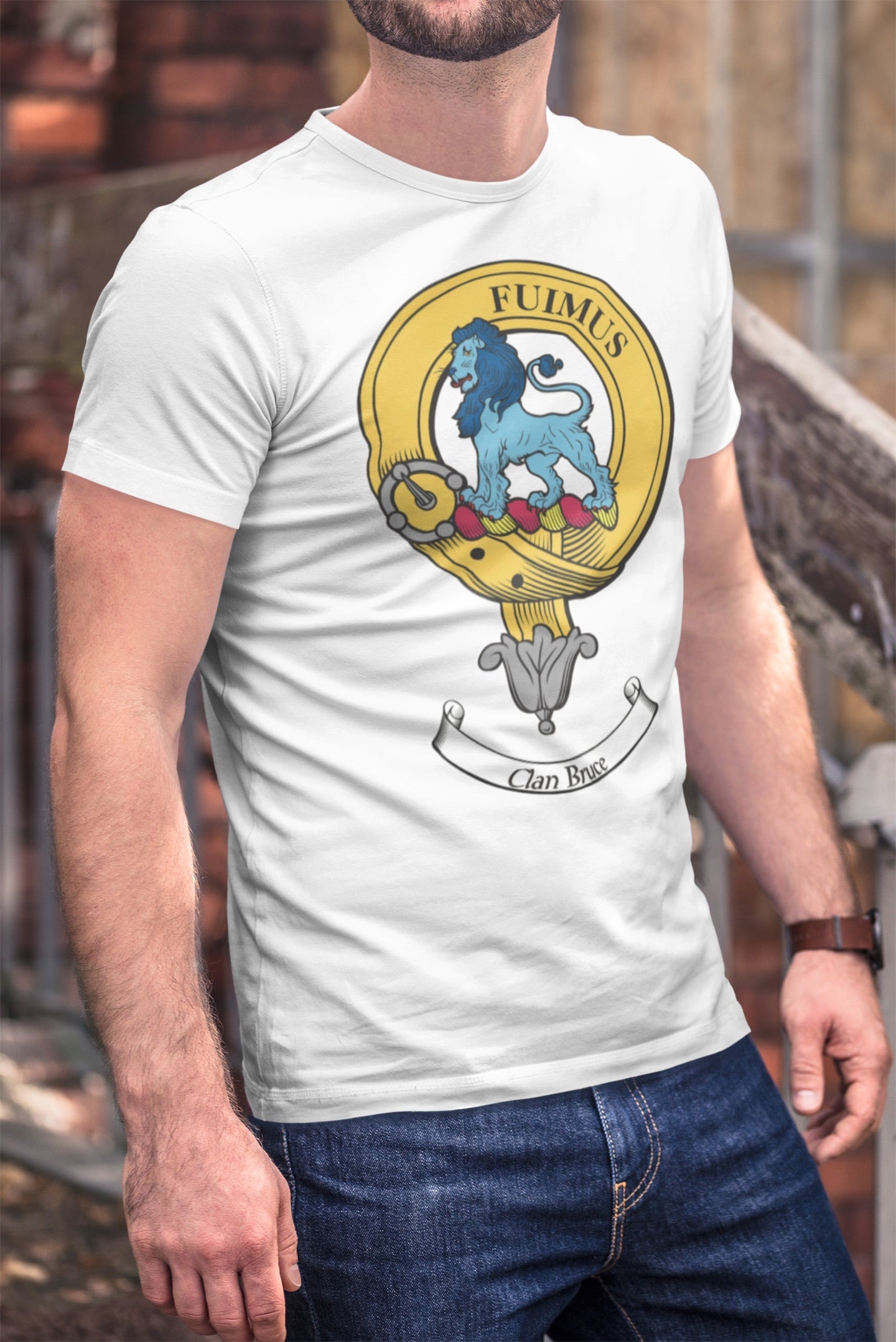 Bruce Clan Crest Gents T Shirt