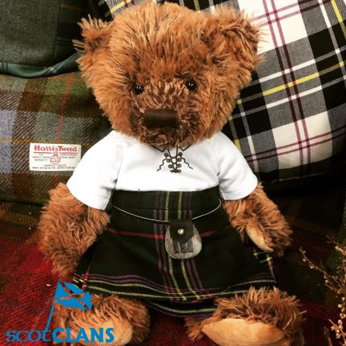 Wee Callum Ancestral Bear in Kennedy Modern Tartan