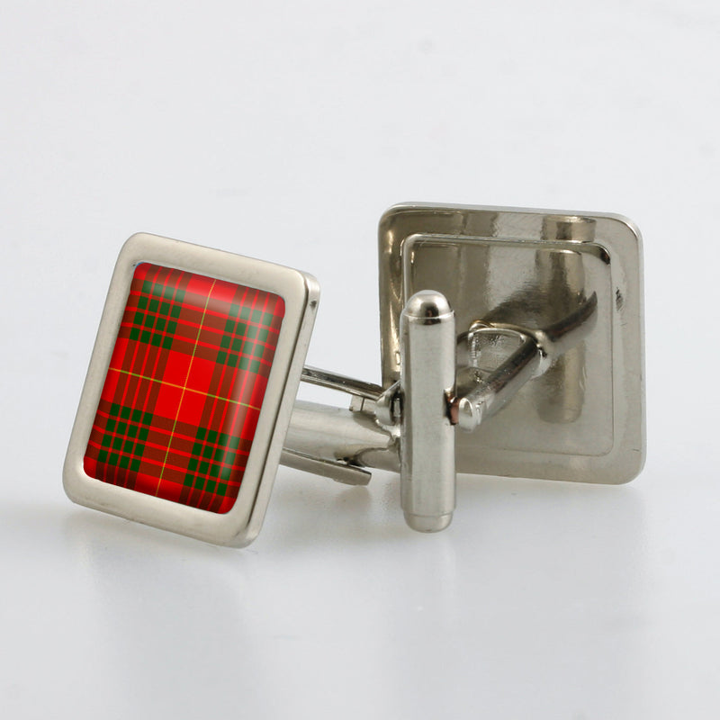 Cameron Modern Tartan Cufflinks - Choose Your Shape.