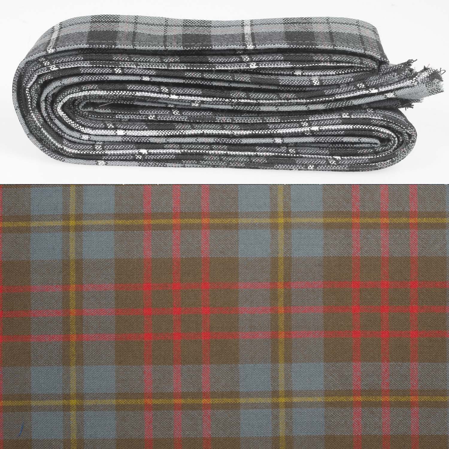 Wool Strip Ribbon in Cameron Hunting Weathered Tartan - 5 Strips, Choose your Width