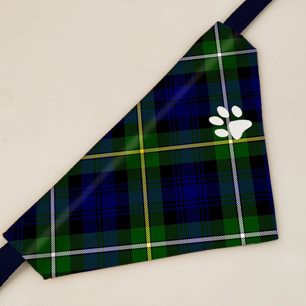 Campbell or Argyll Modern Tartan Pet Bandana