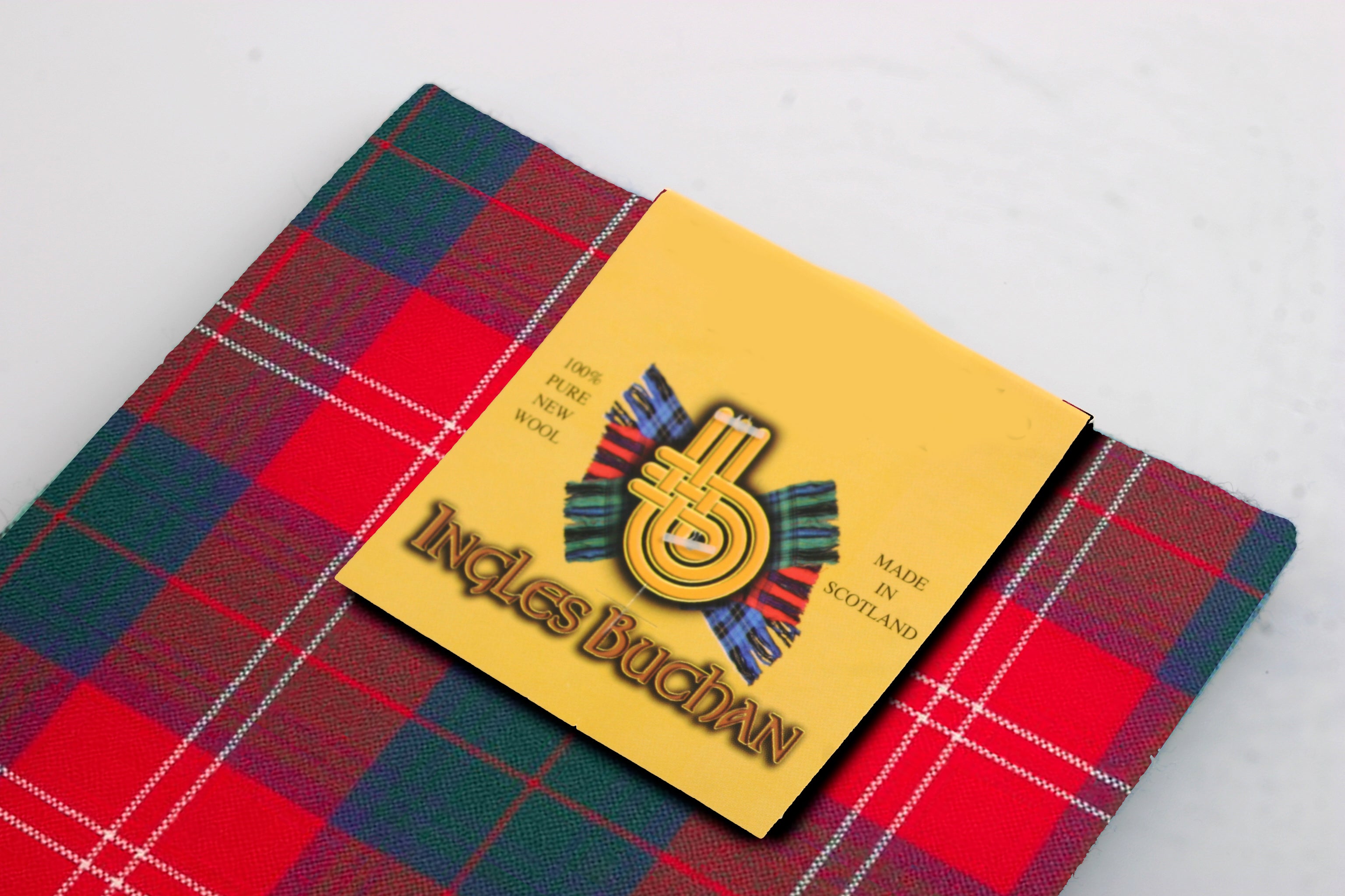 Wool Tartan Pocket Square in Chisholm Modern Tartan