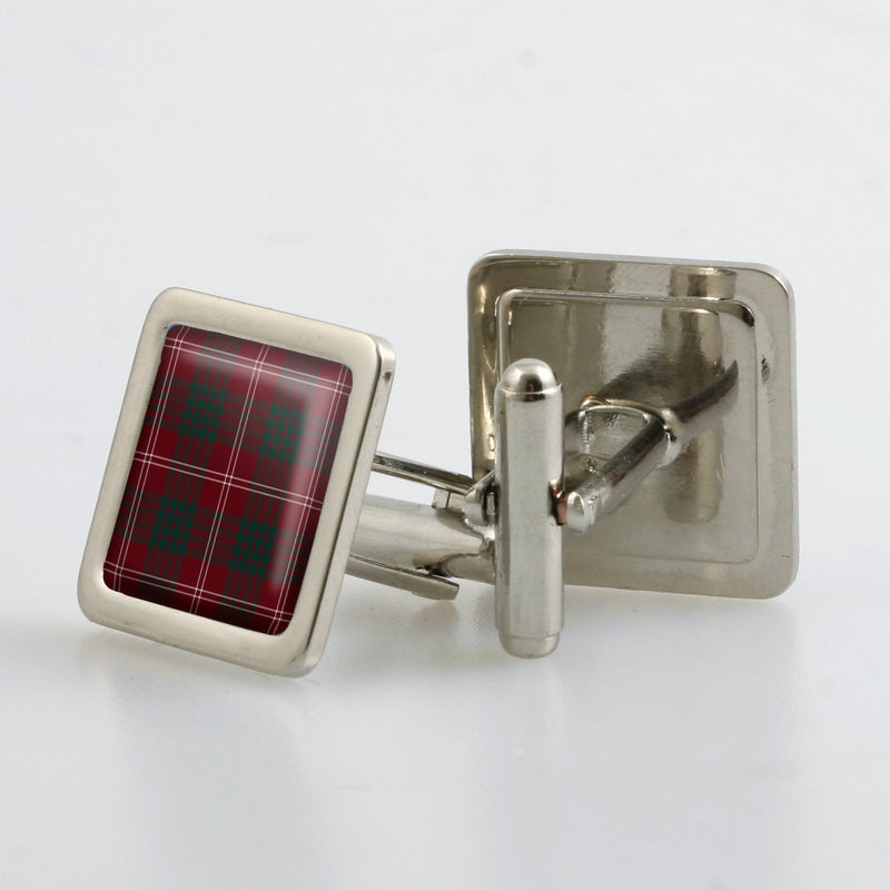 Crawford Modern Tartan Cufflinks - Choose Your Shape