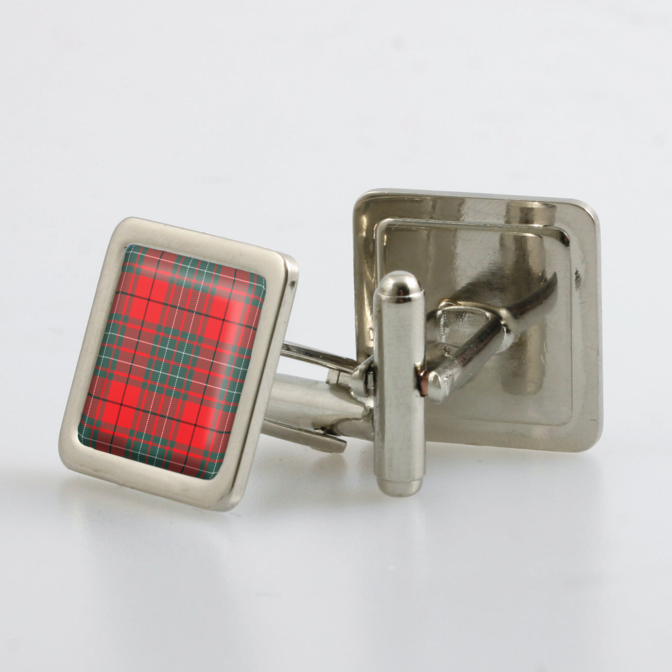 Cumming Modern Tartan Cufflinks - Choose Your Shape