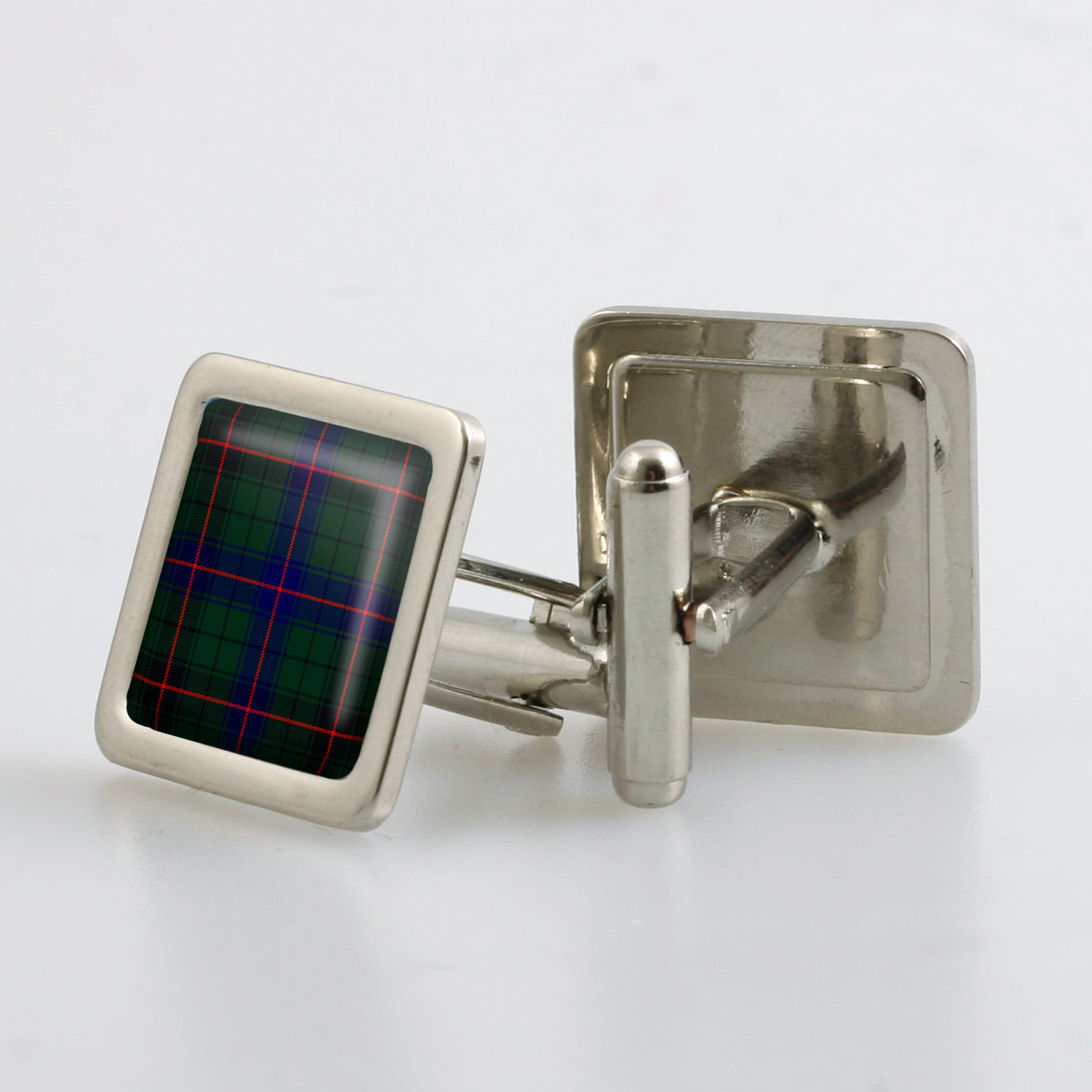 Davidson Modern Tartan Cufflinks - Choose Your Shape.