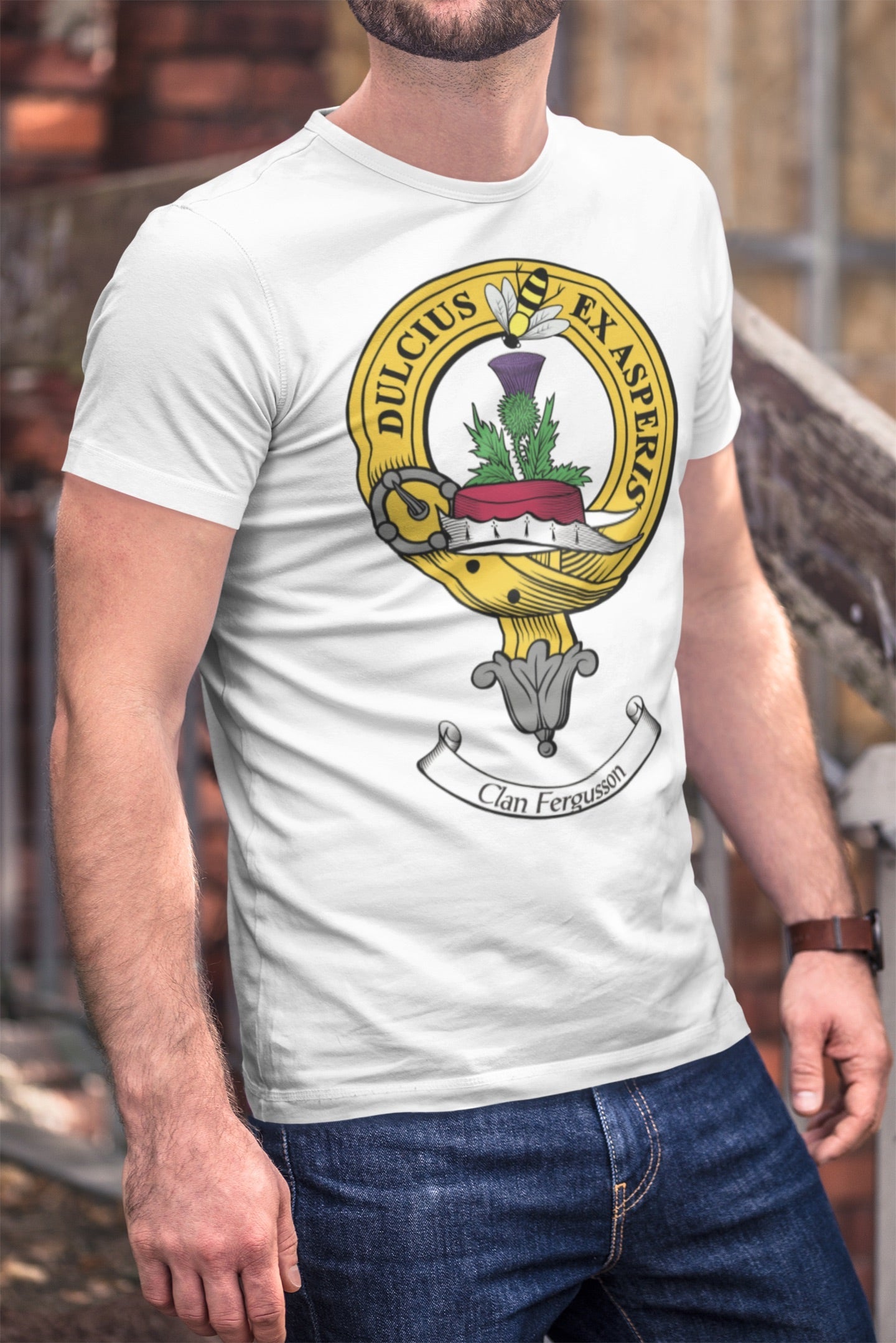 Ferguson Clan Crest Gents T Shirt