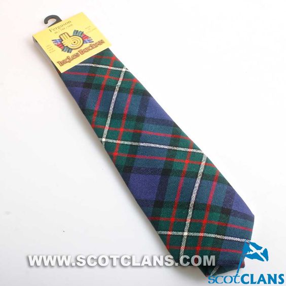 Pure Wool Tie in Ferguson Modern Tartan.