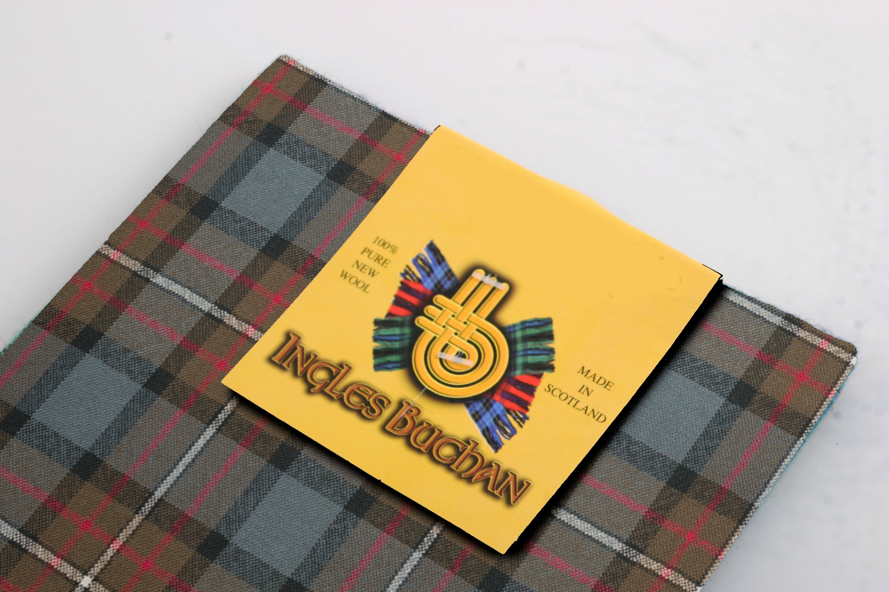 Wool Tartan Pocket Square in Ferguson Weathered Tartan