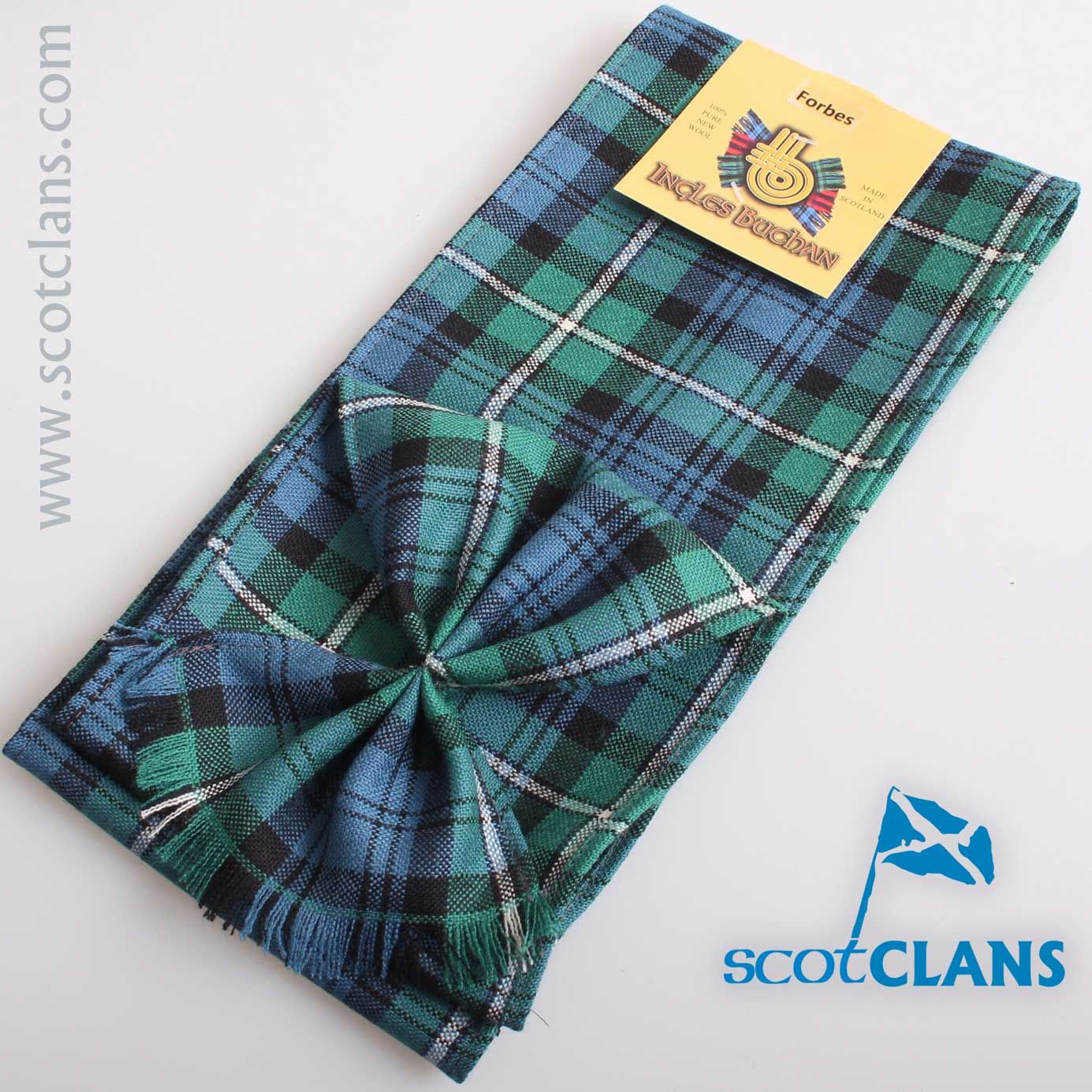 Wool Mini Sash in Forbes Ancient Tartan