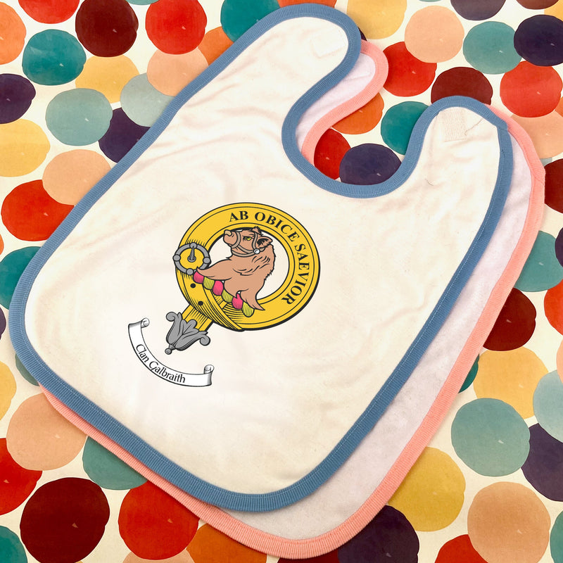 Galbraith Clan Crest Baby Bib