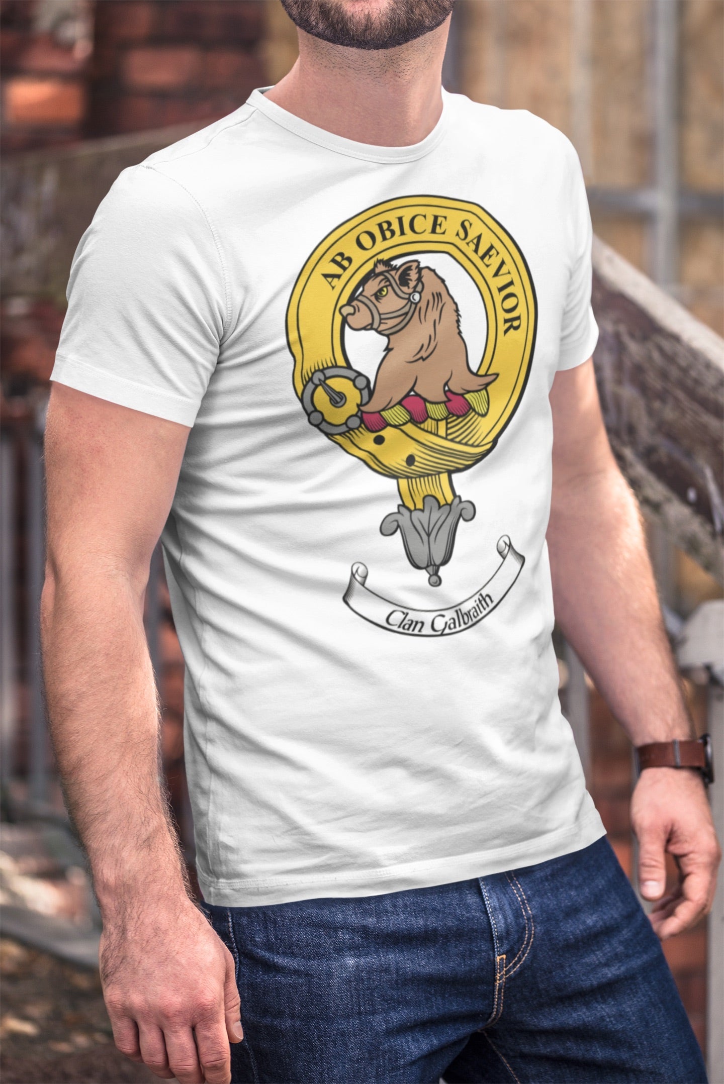 Galbraith Clan Crest Gents T Shirt