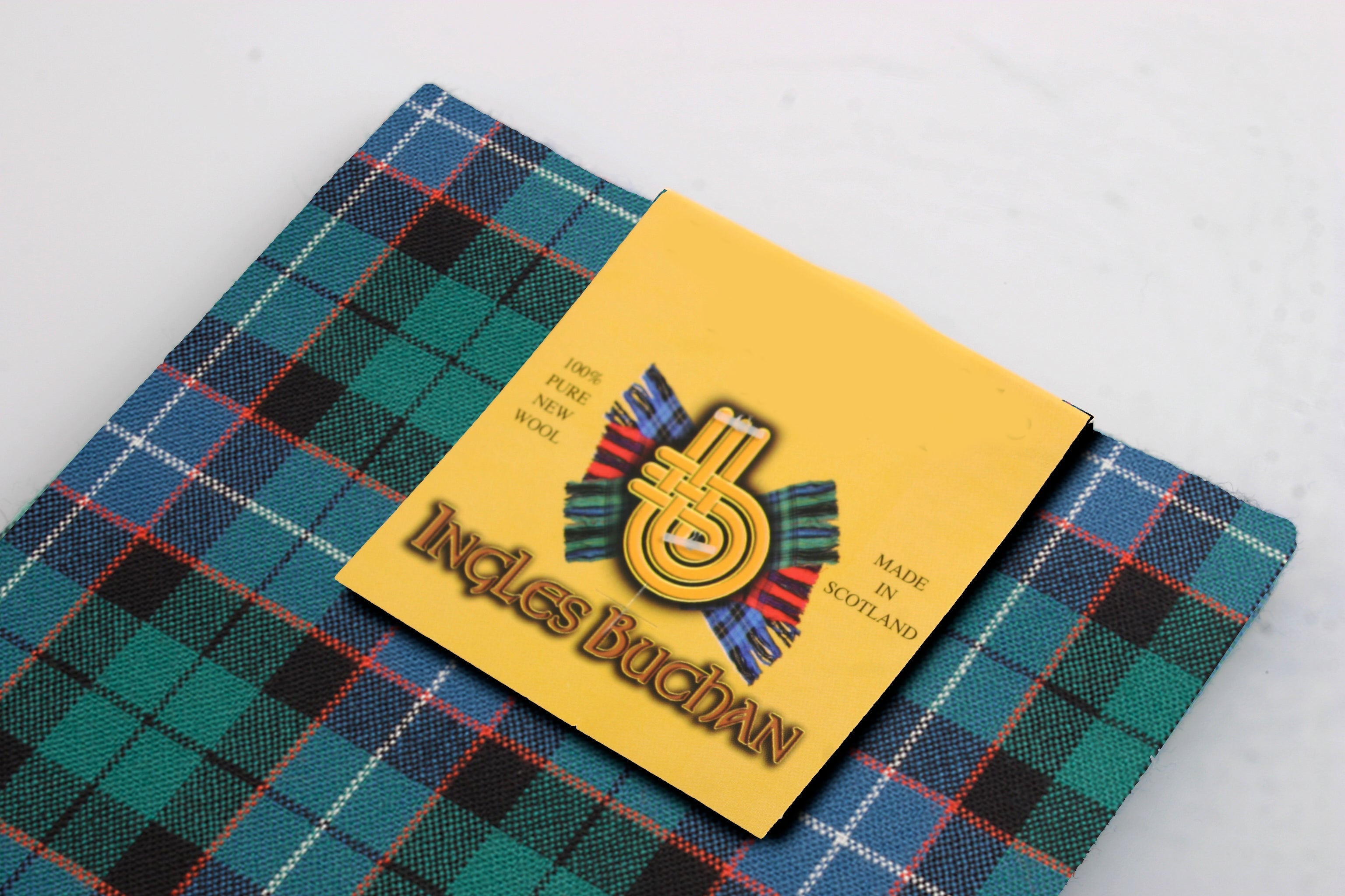 Wool Tartan Pocket Square in Galbraith Ancient Tartan