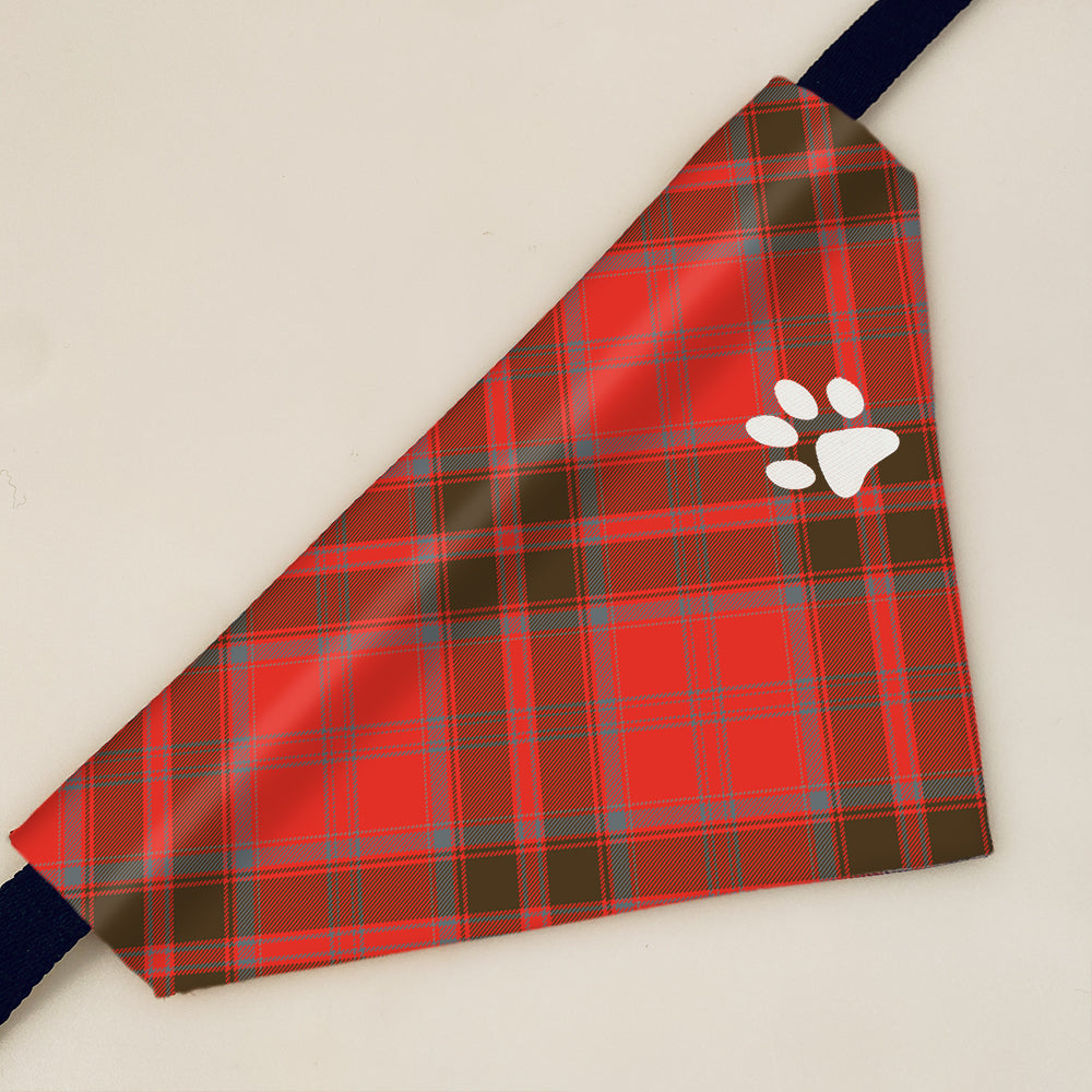 Grant Weathered Tartan Pet Bandana