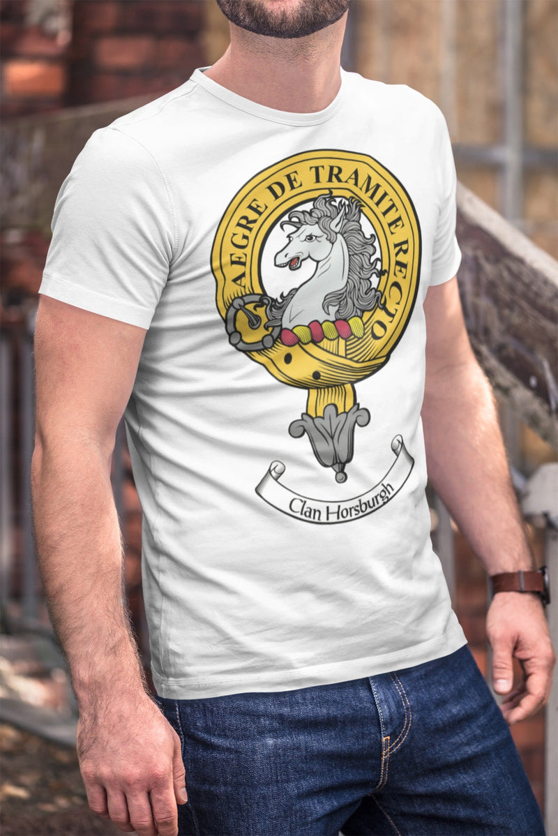 Horsburgh Clan Crest Gents T Shirt