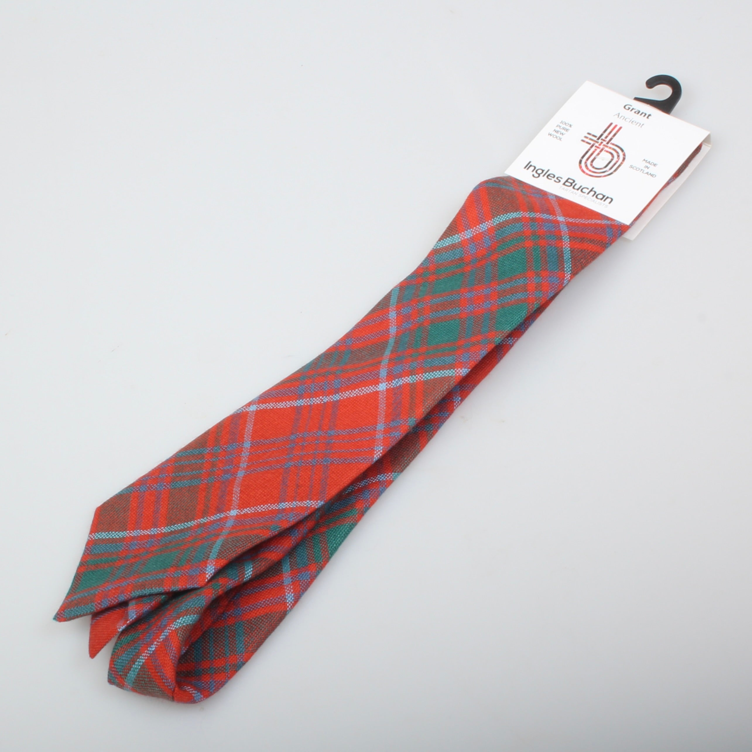 Pure Wool Tie in Grant Ancient Tartan