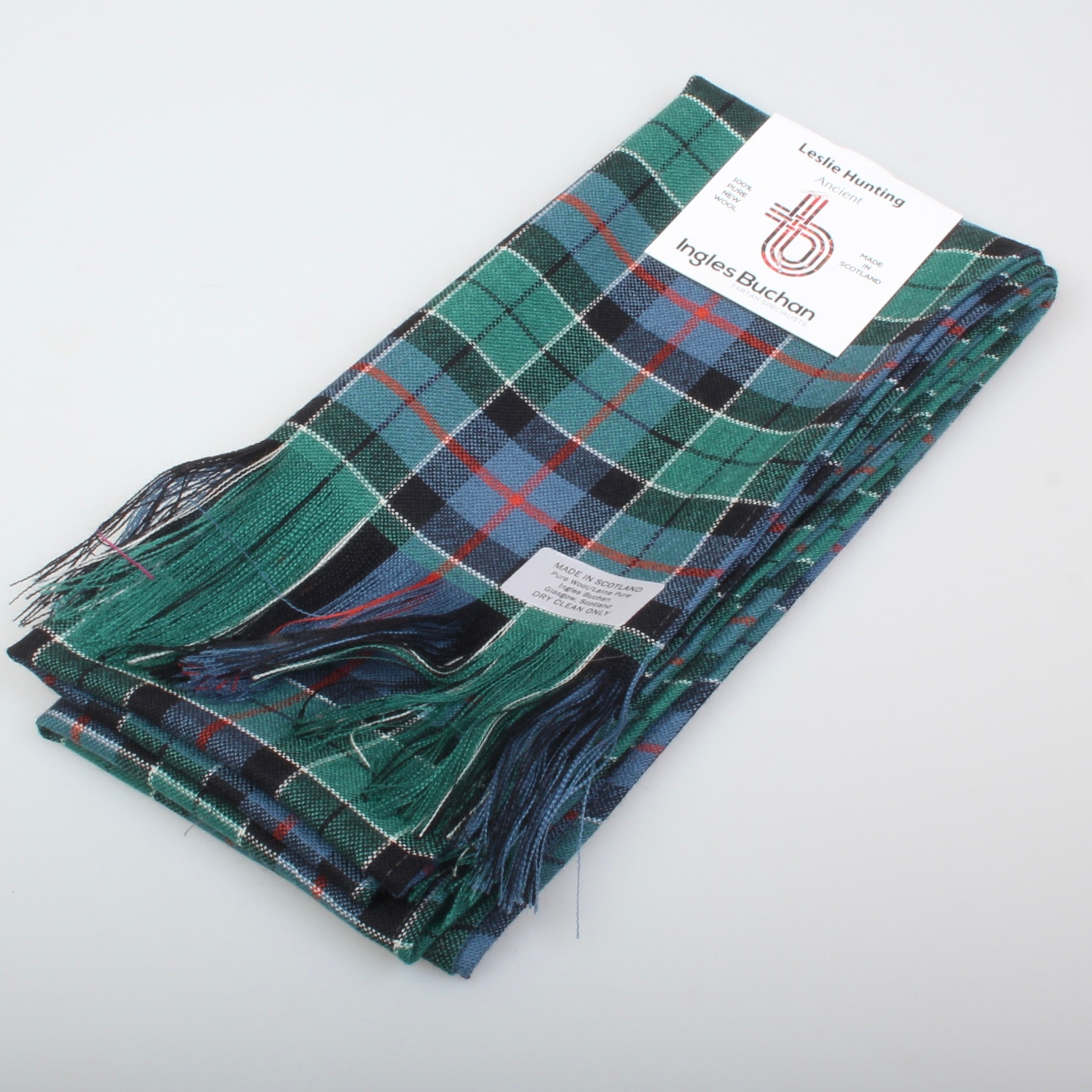 Full Length Sash in Leslie Hunting Ancient Tartan