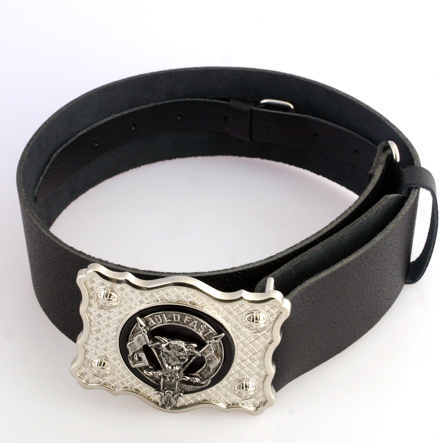 MacLeod  Pewter Clan Crest Buckle For Kilt Belts