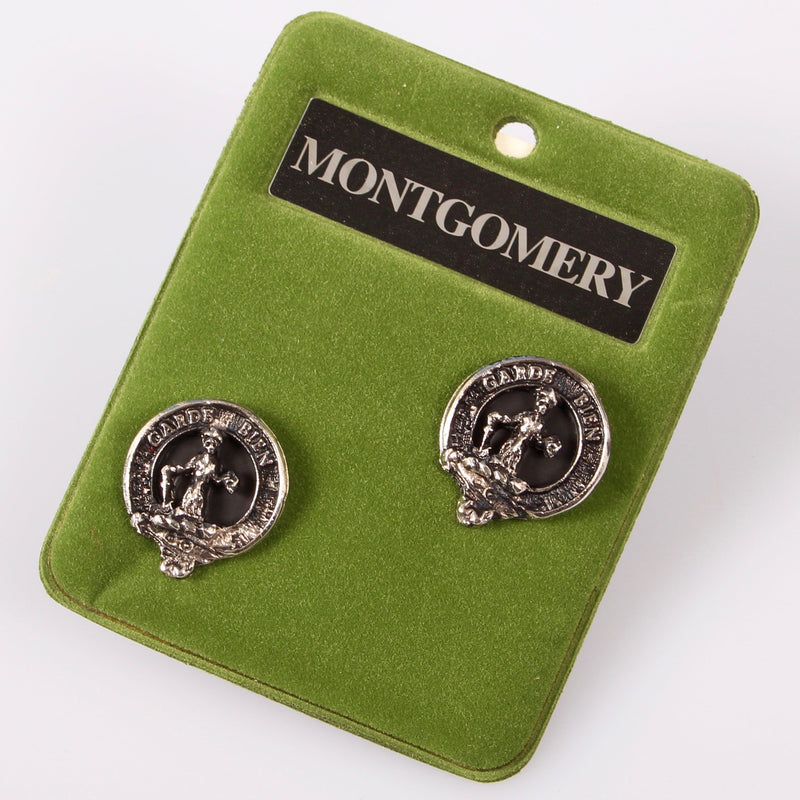 Montgomery Clan Crest Pewter Cufflinks