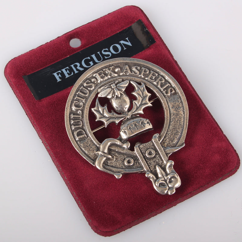 Ferguson Clan Crest Badge in Pewter