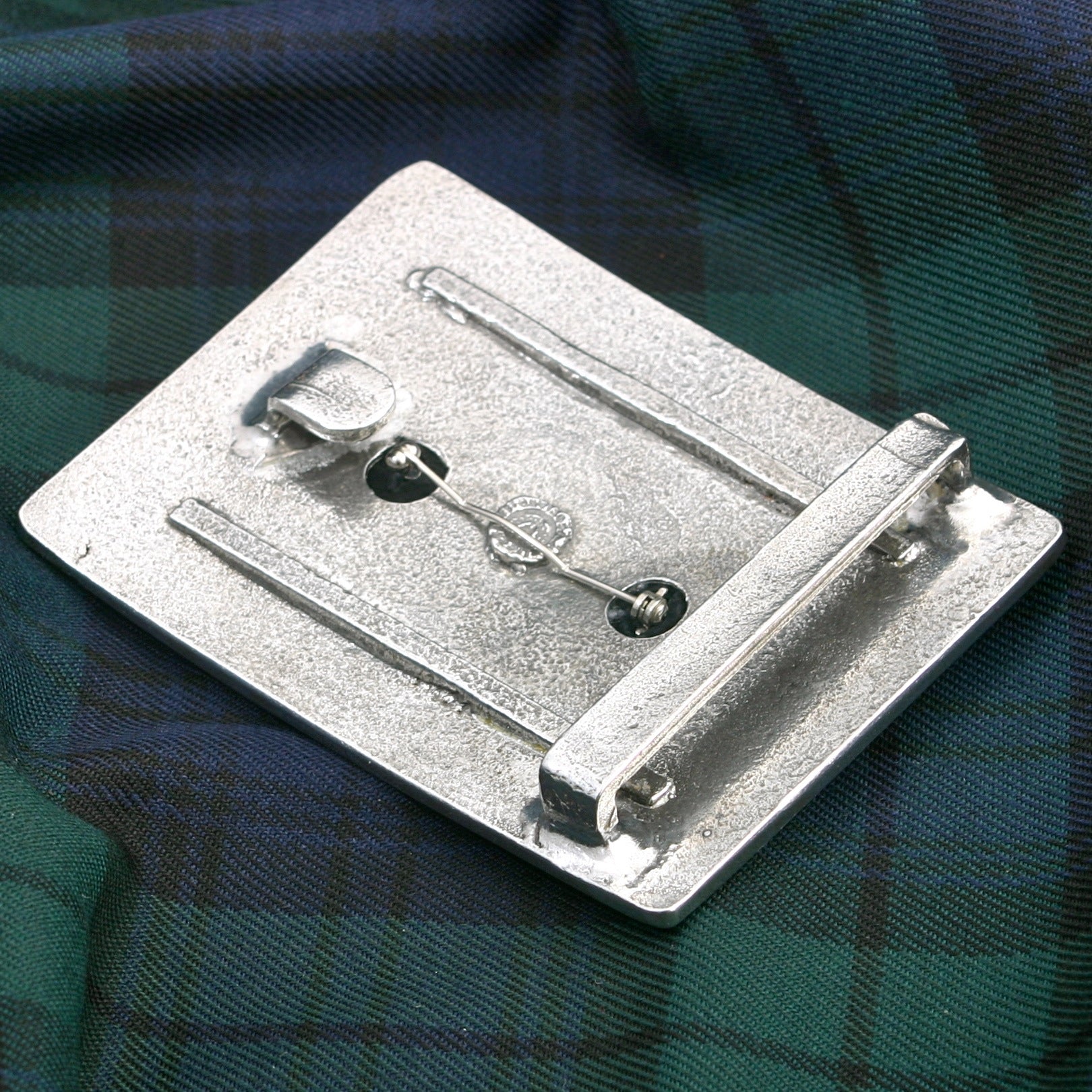 MacAlister Pewter Clan Crest Buckle For Kilt Belts