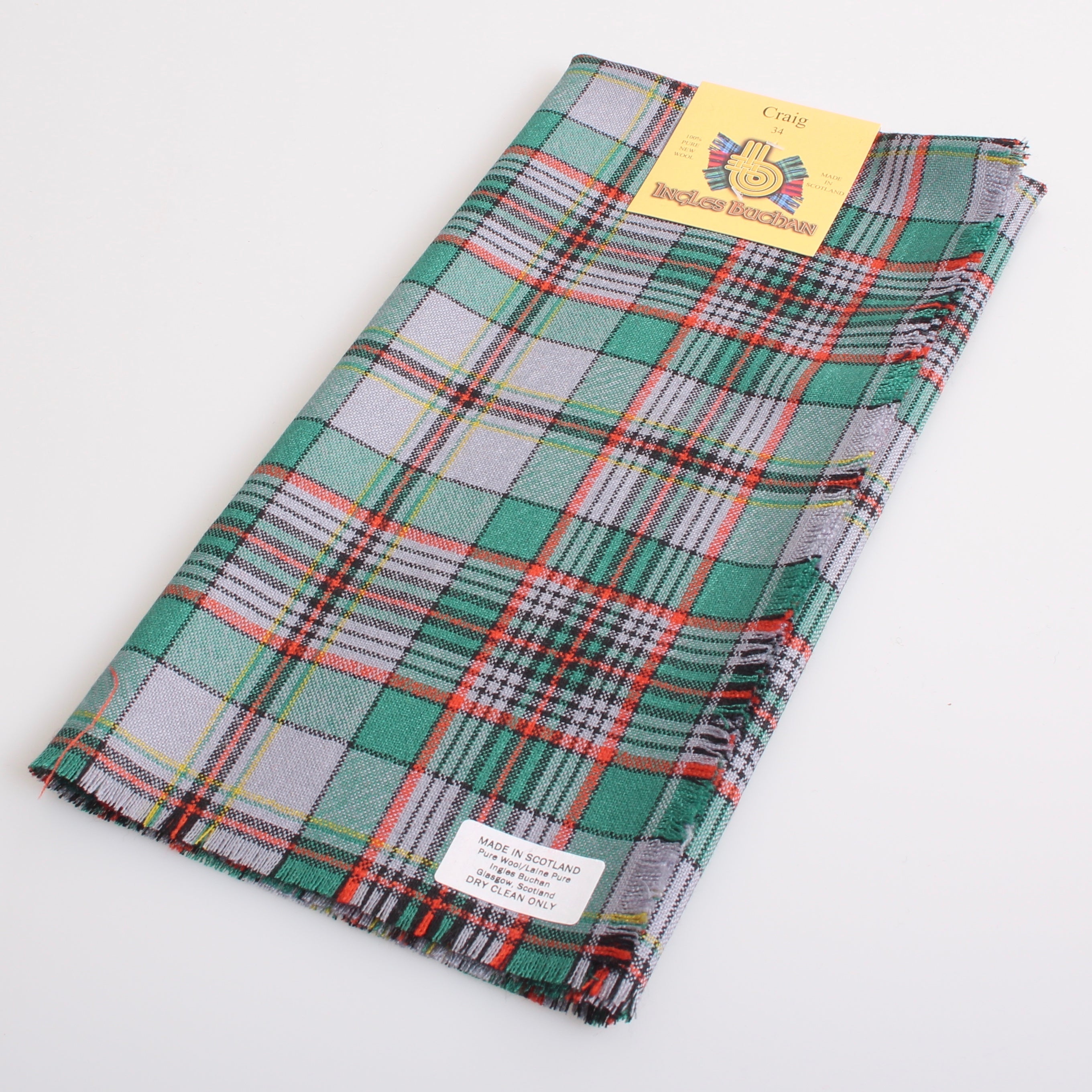 Craig Ancient Tartan Wool Headscarf.