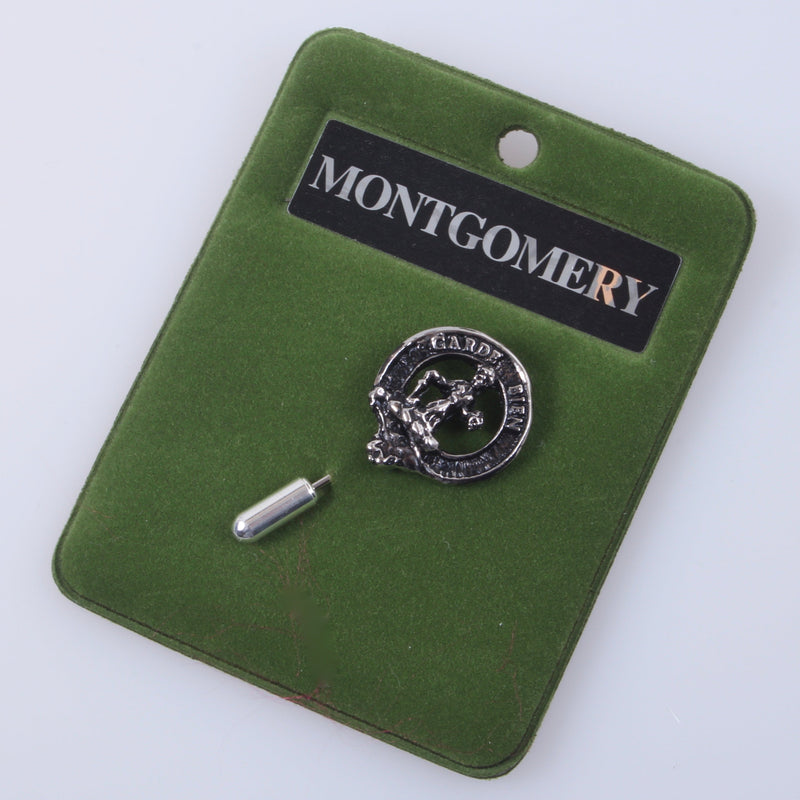 Montgomery Clan Crest Pewter Tie Pin