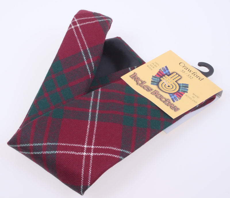 Pure Wool Tie in Crawford Modern Tartan