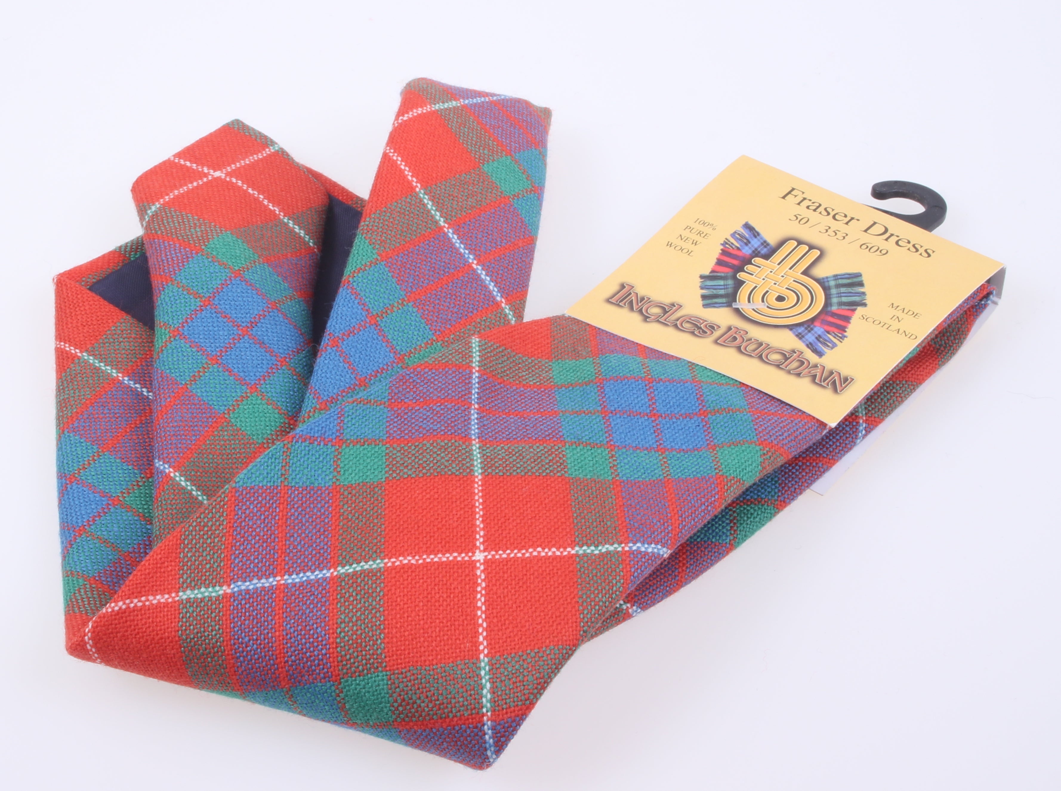 Pure Wool Tie in Fraser Dress Ancient Tartan