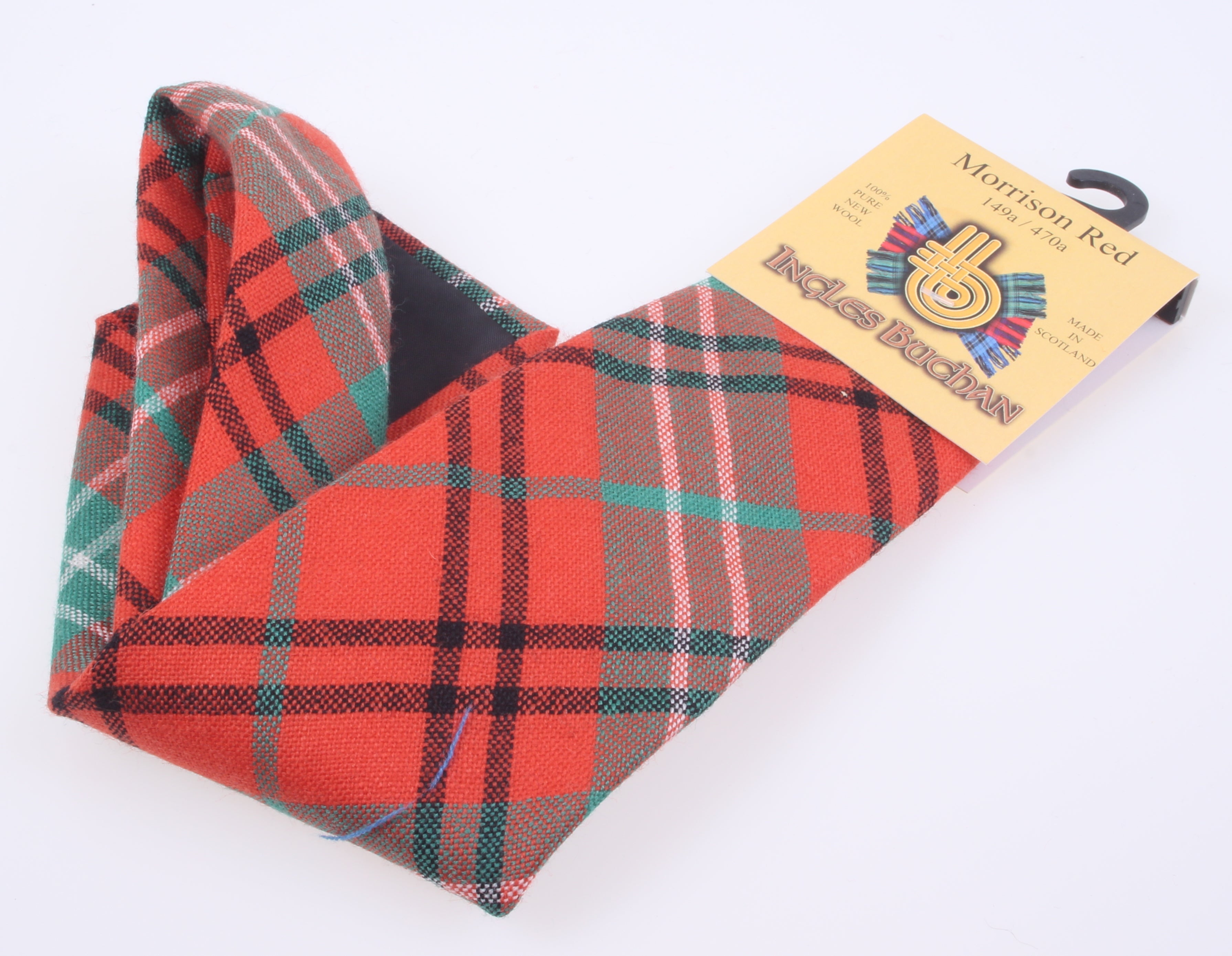 Pure Wool Tie in Morrison Red AncientTartan