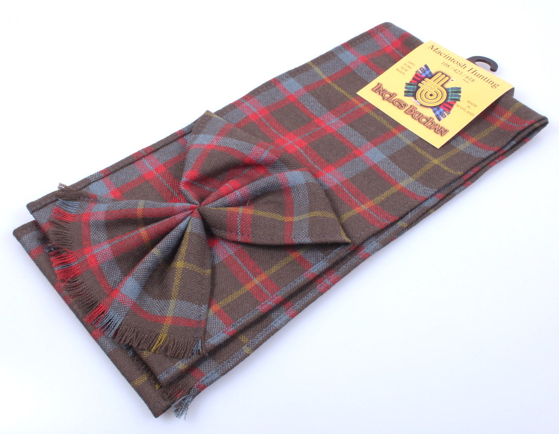 Wool Mini Sash in MacIntosh Hunting Weathered Tartan