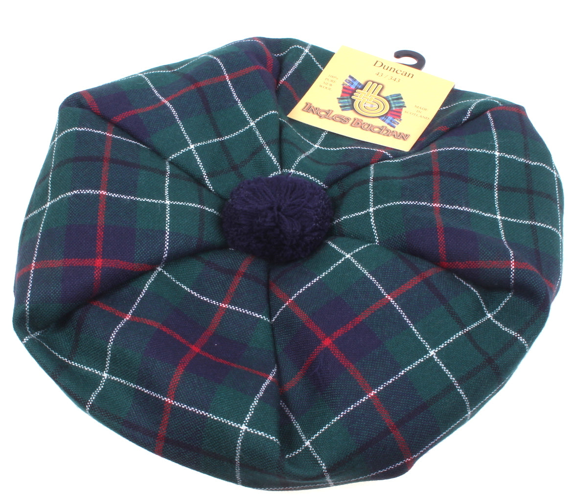 Unisex Wool Tam in Duncan Modern Tartan