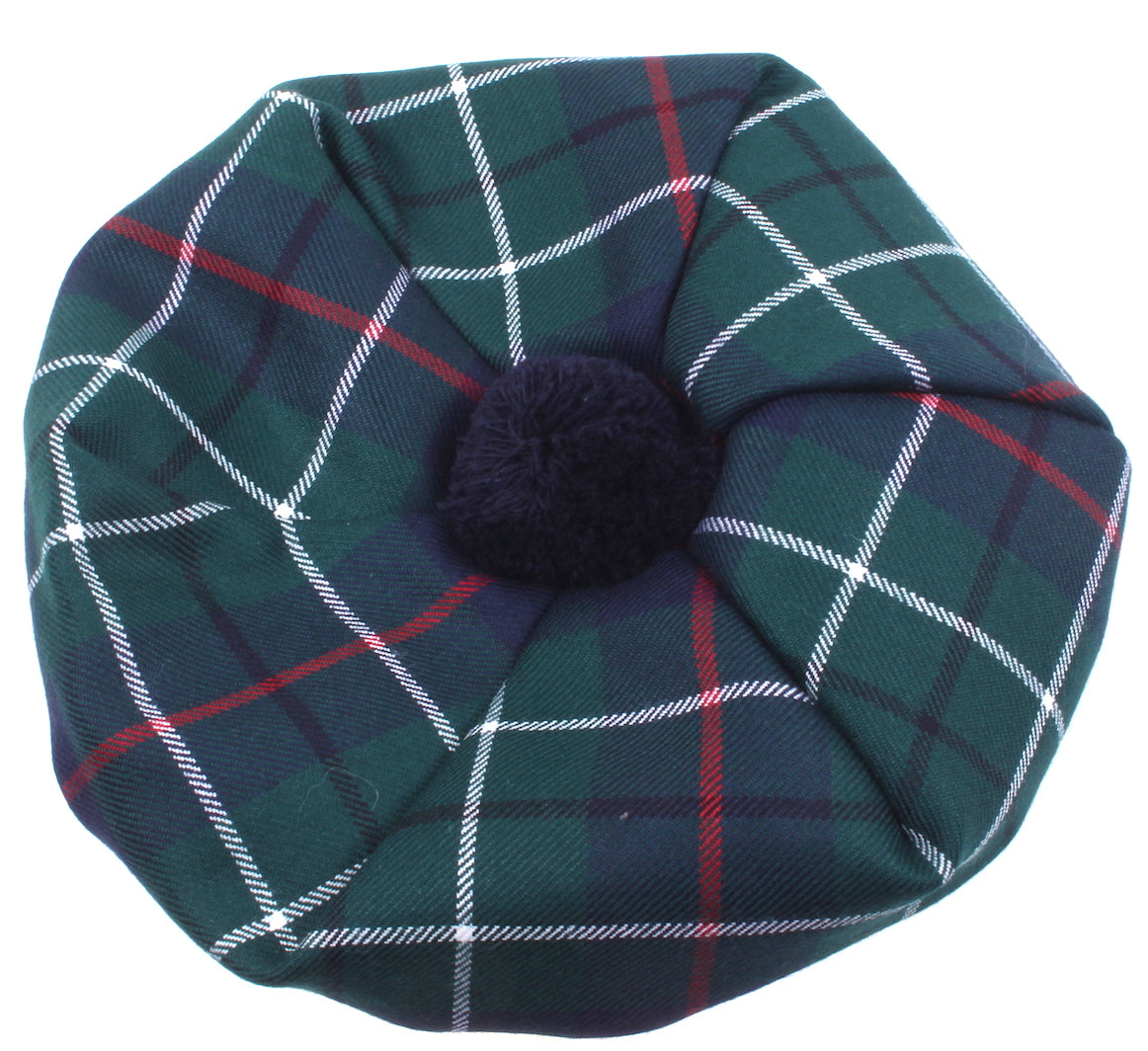 Luxury Unisex Wool Tam in Duncan Modern Tartan