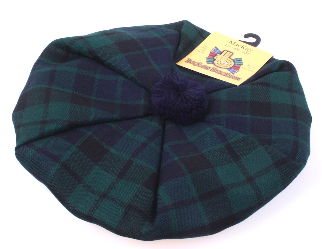 Unisex Wool Tam in MacKay Modern Tartan