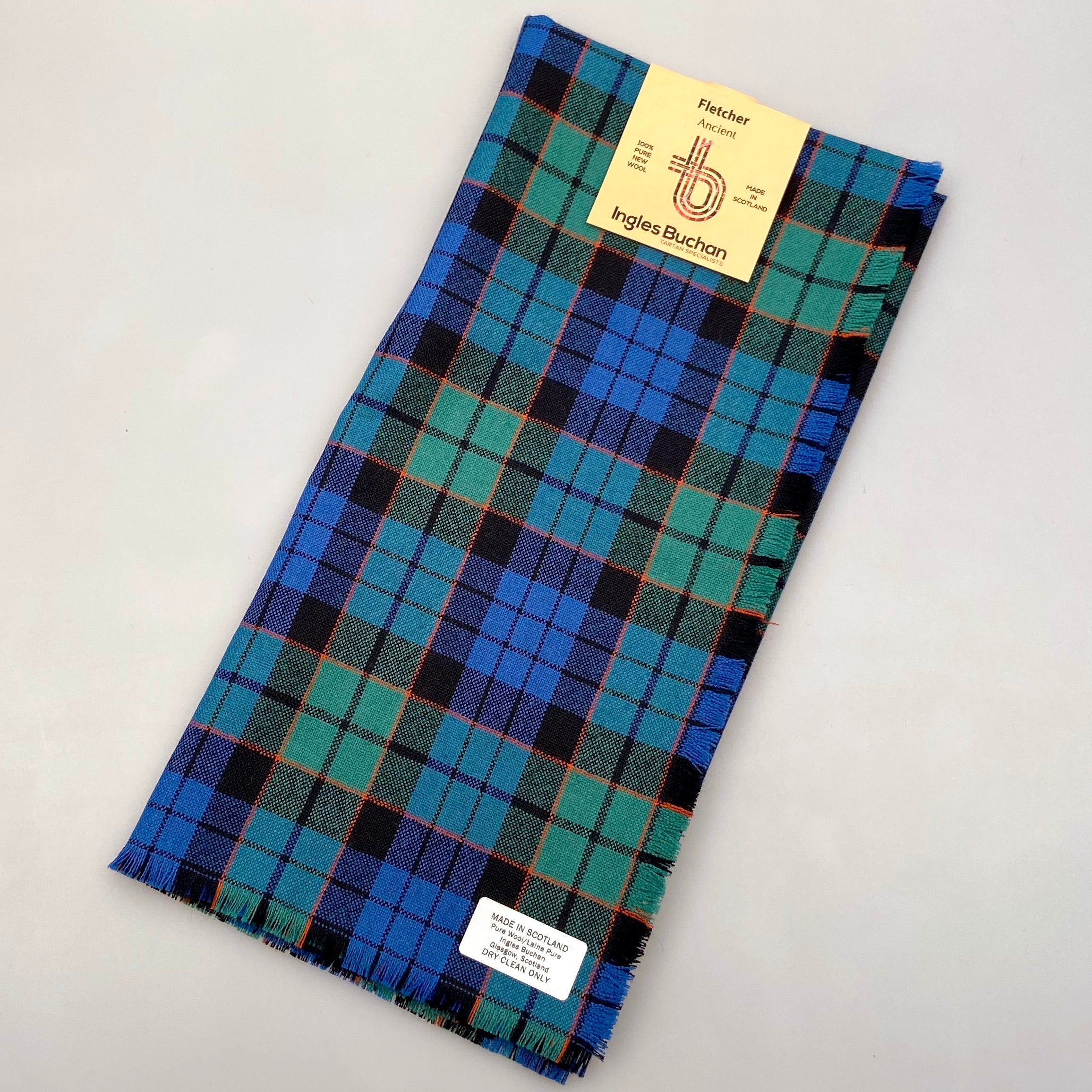 Fletcher Ancient Tartan Wool Headscarf.