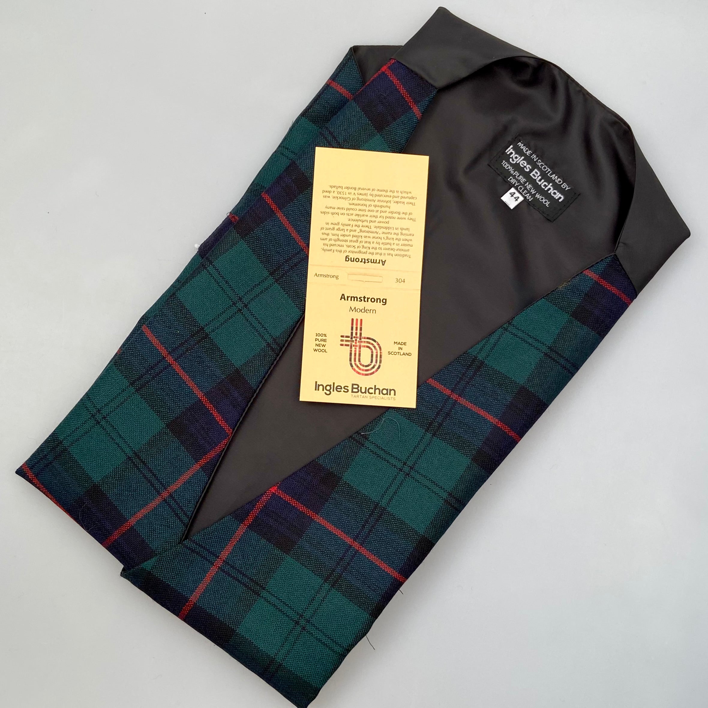 Armstrong Modern Tartan Gents Waistcoat