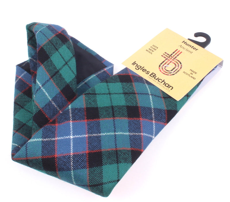 Pure Wool Tie in Hunter Ancient Tartan