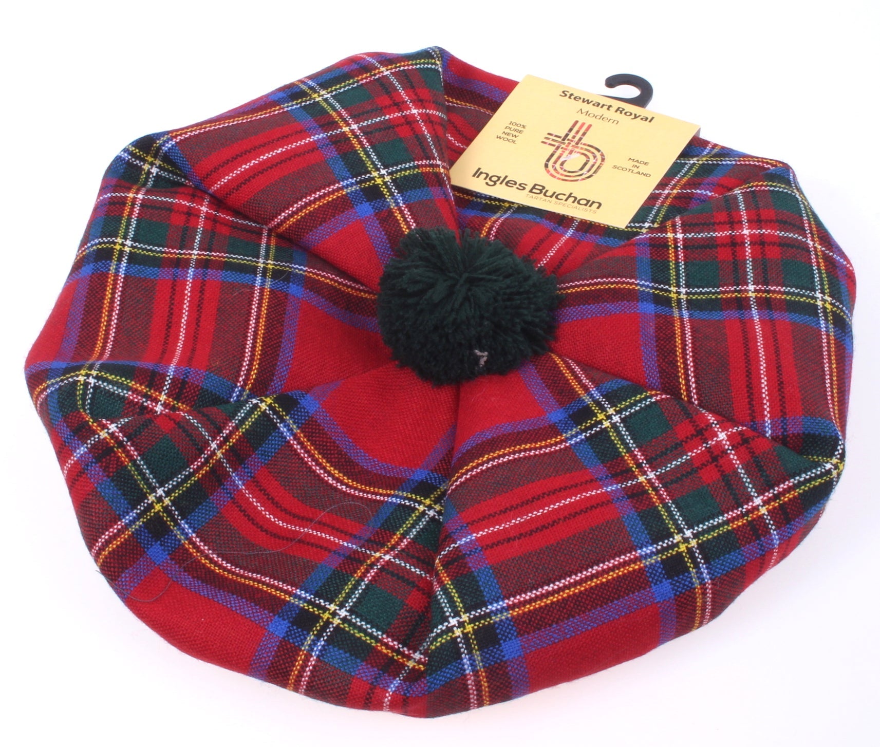 Unisex Wool Tam in Royal Stewart Modern Tartan