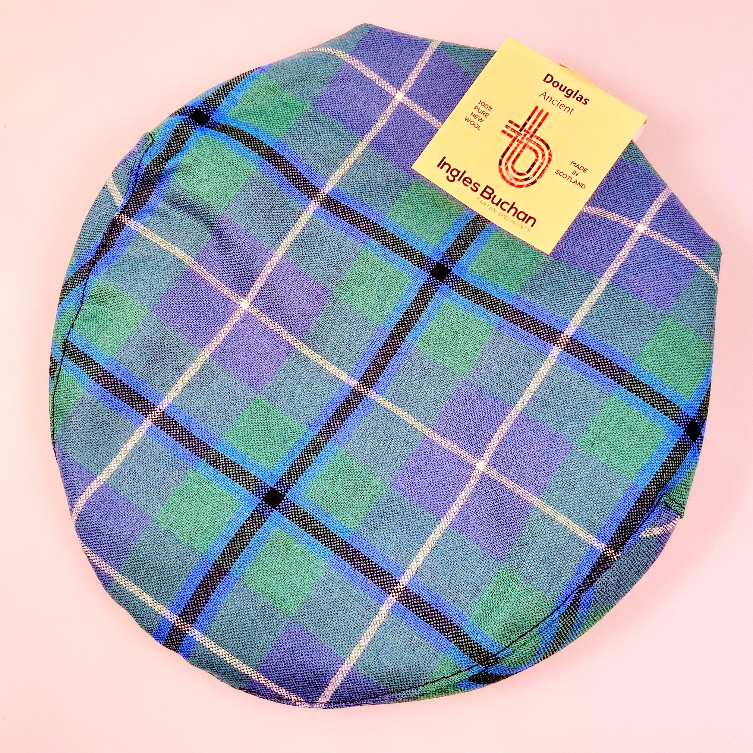 Pure Wool Golf Cap in Douglas Ancient Tartan