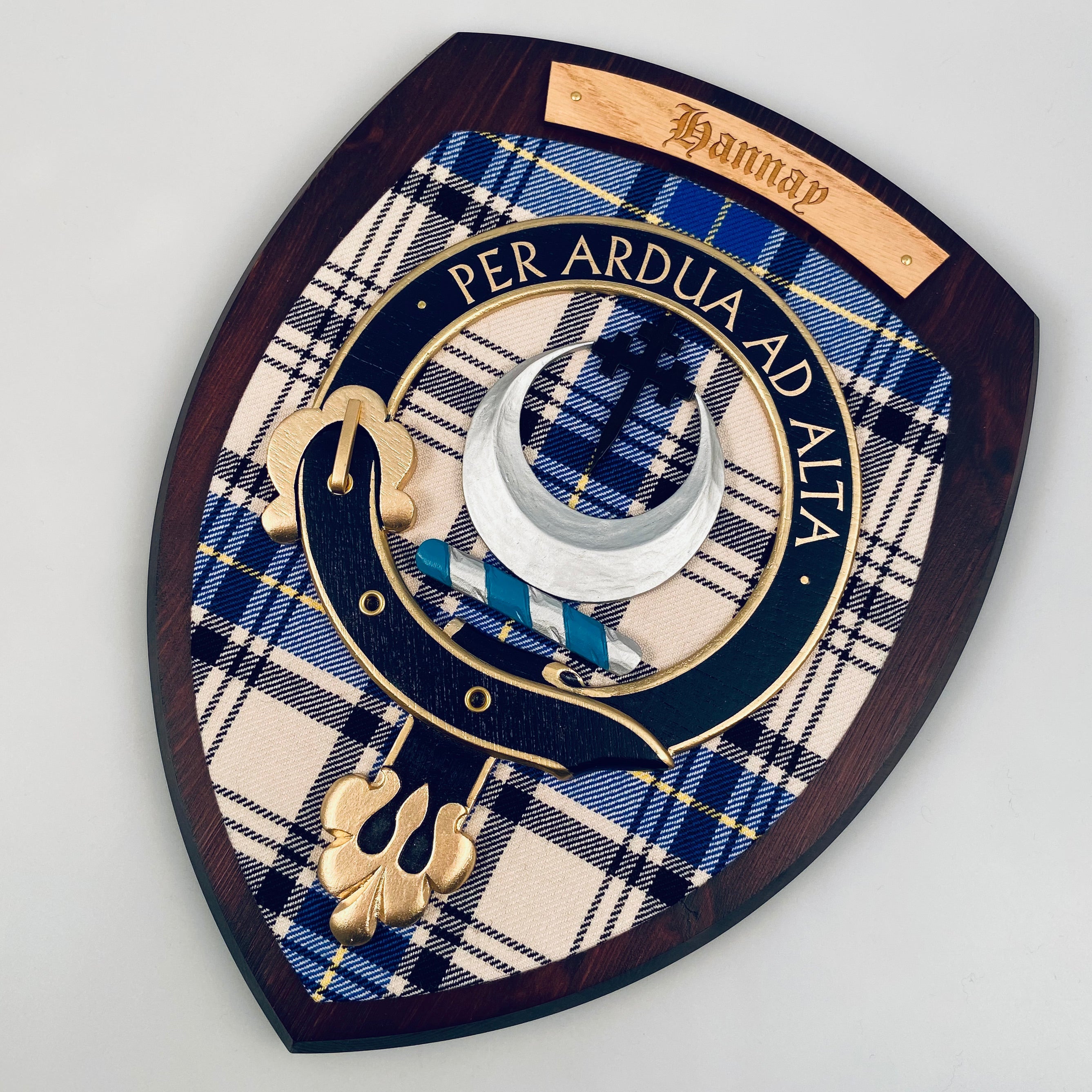 Hannay Clan Crest Plaque