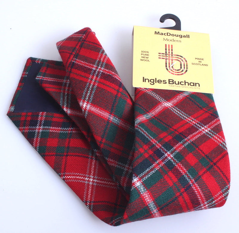 Pure Wool Tie in MacDougall Modern Tartan