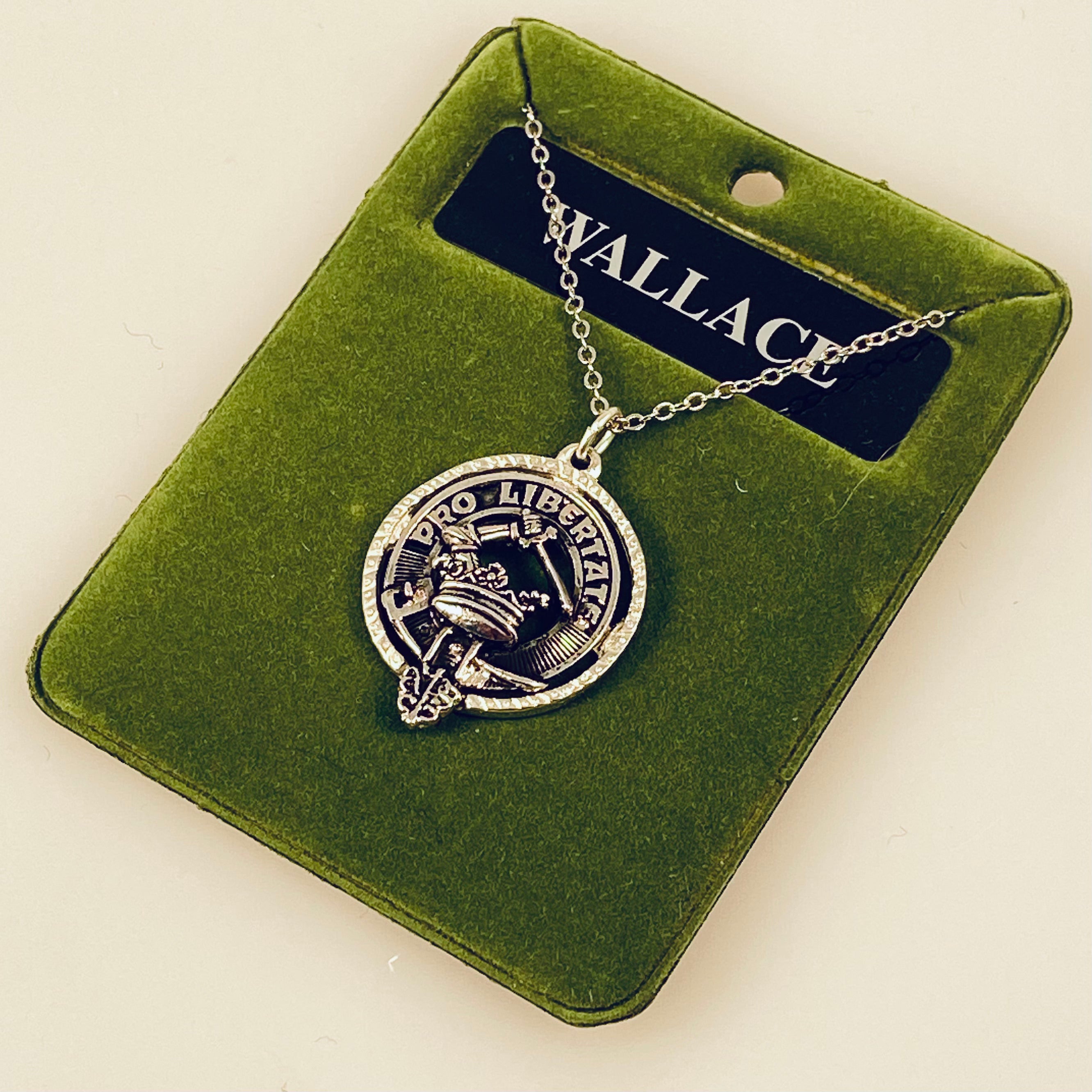 Wallace Clan Crest Pendant