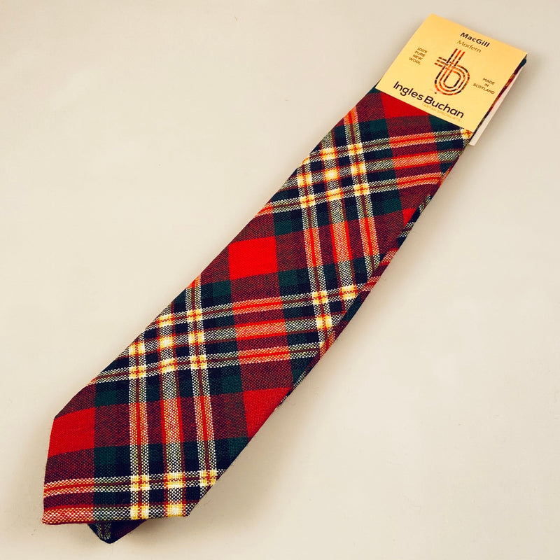 Pure Wool Tie in MacGill Modern Tartan