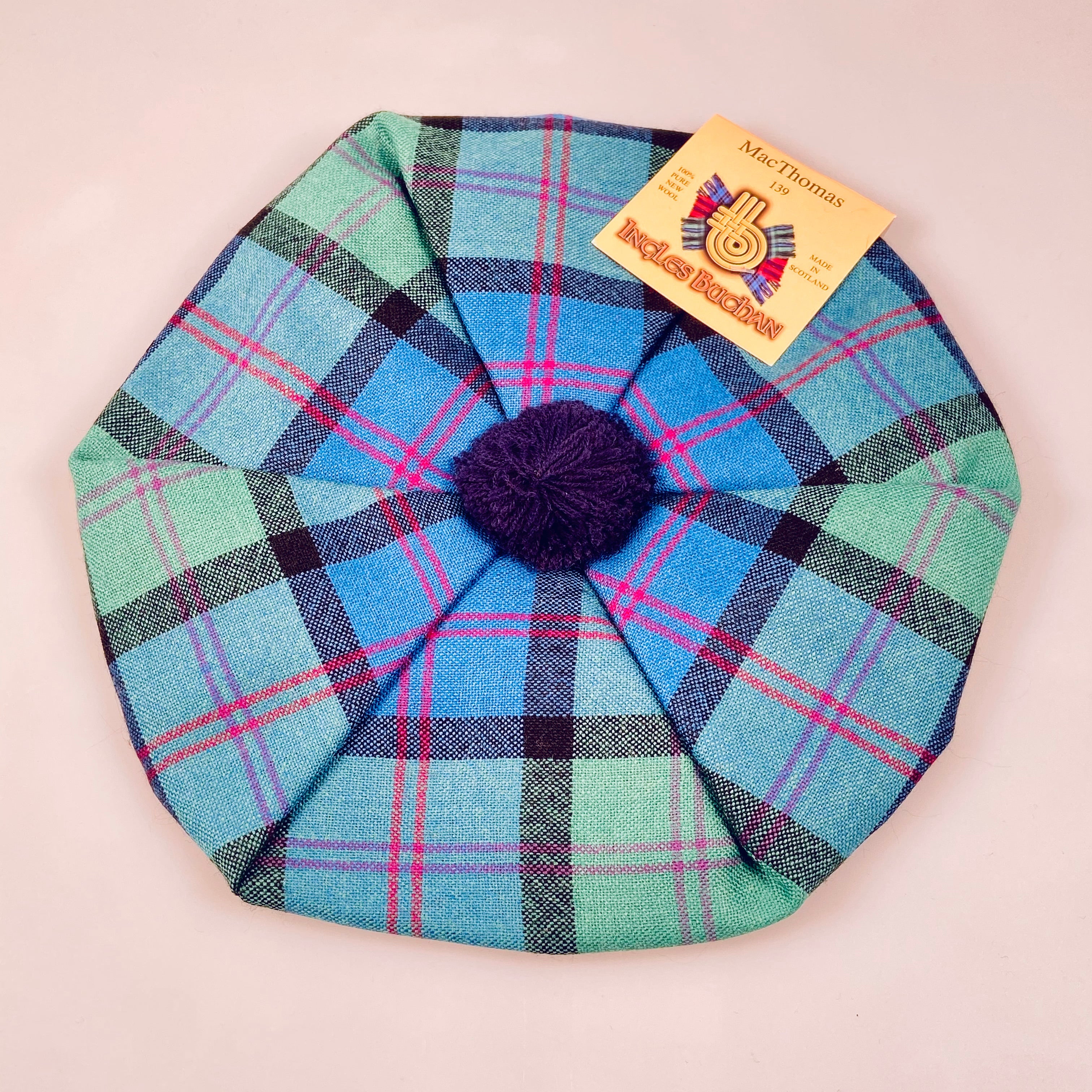 Unisex Wool Tam in MacThomas Ancient Tartan