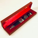 MacMillan Clan Crest Sgian Dubh - Stone Top