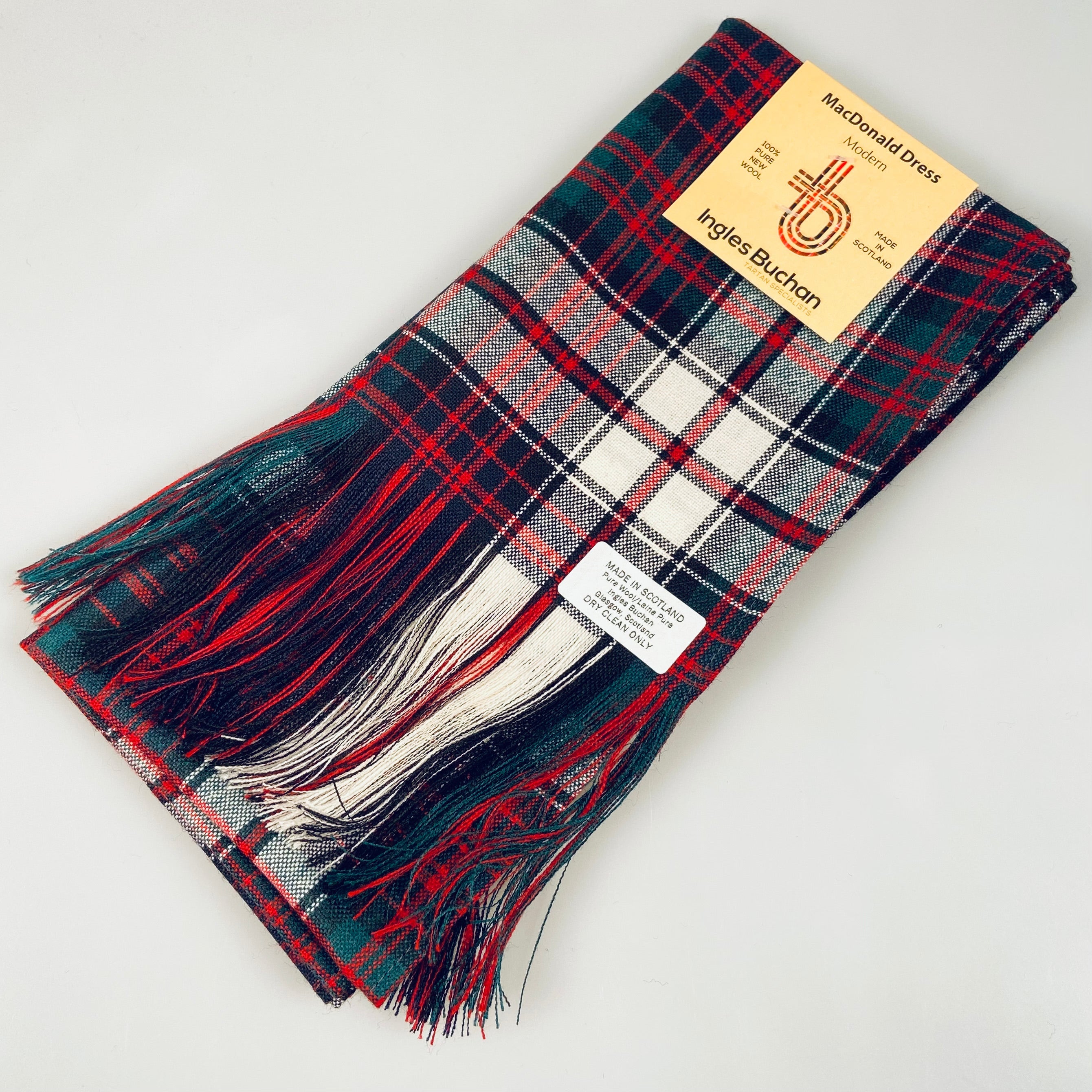 Full Length Sash in MacDonald Dress Modern Tartan