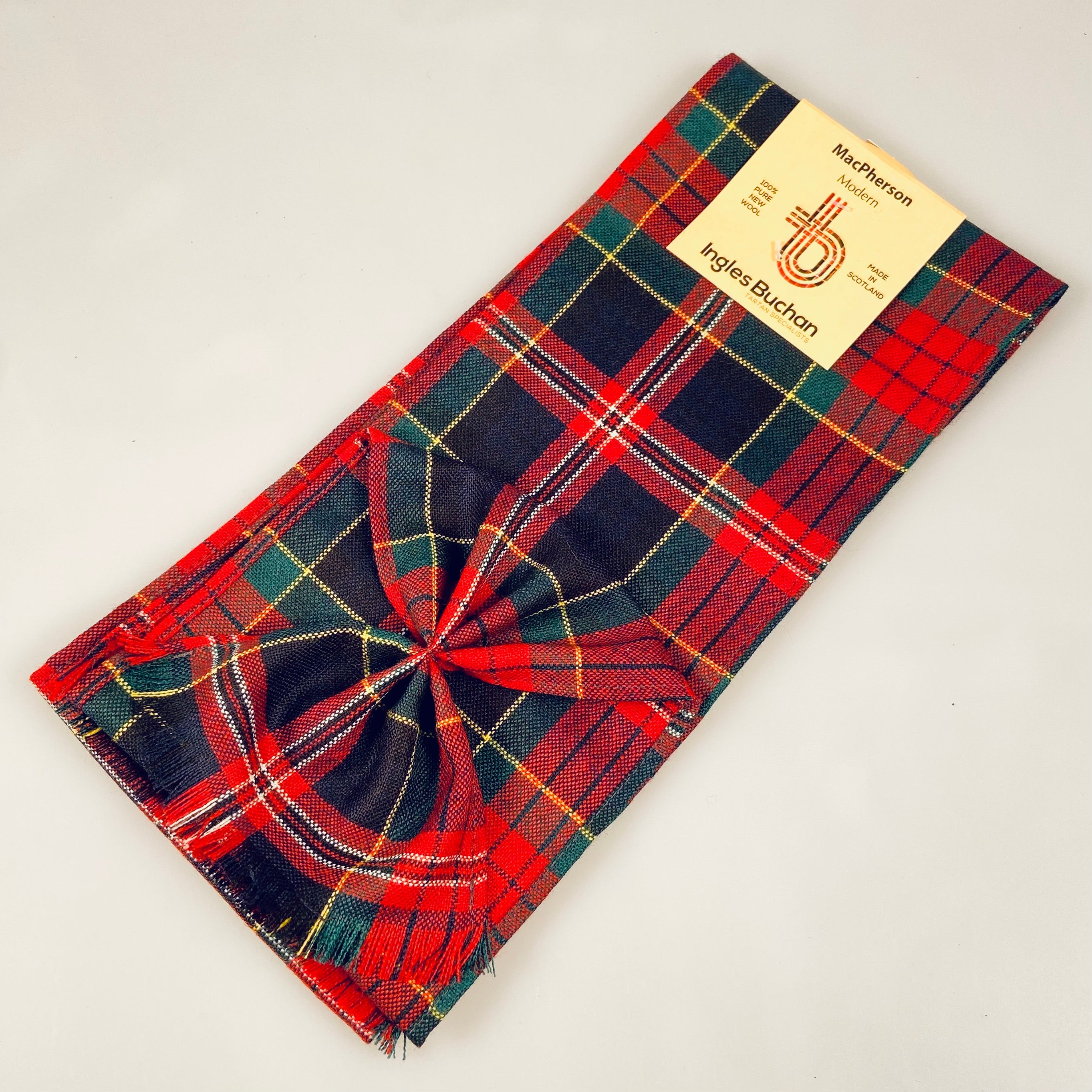 Wool Mini Sash in MacPherson Modern Tartan